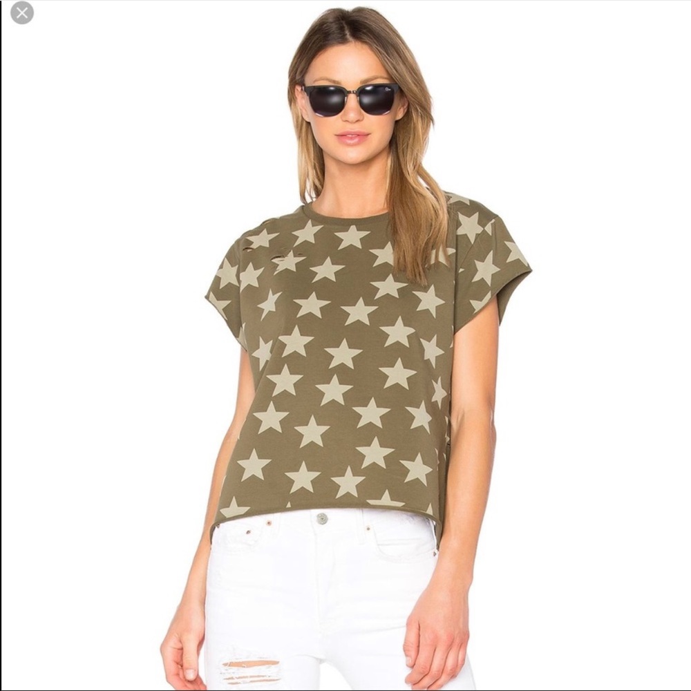 ETIENNE MARCEL Distressed Star Top